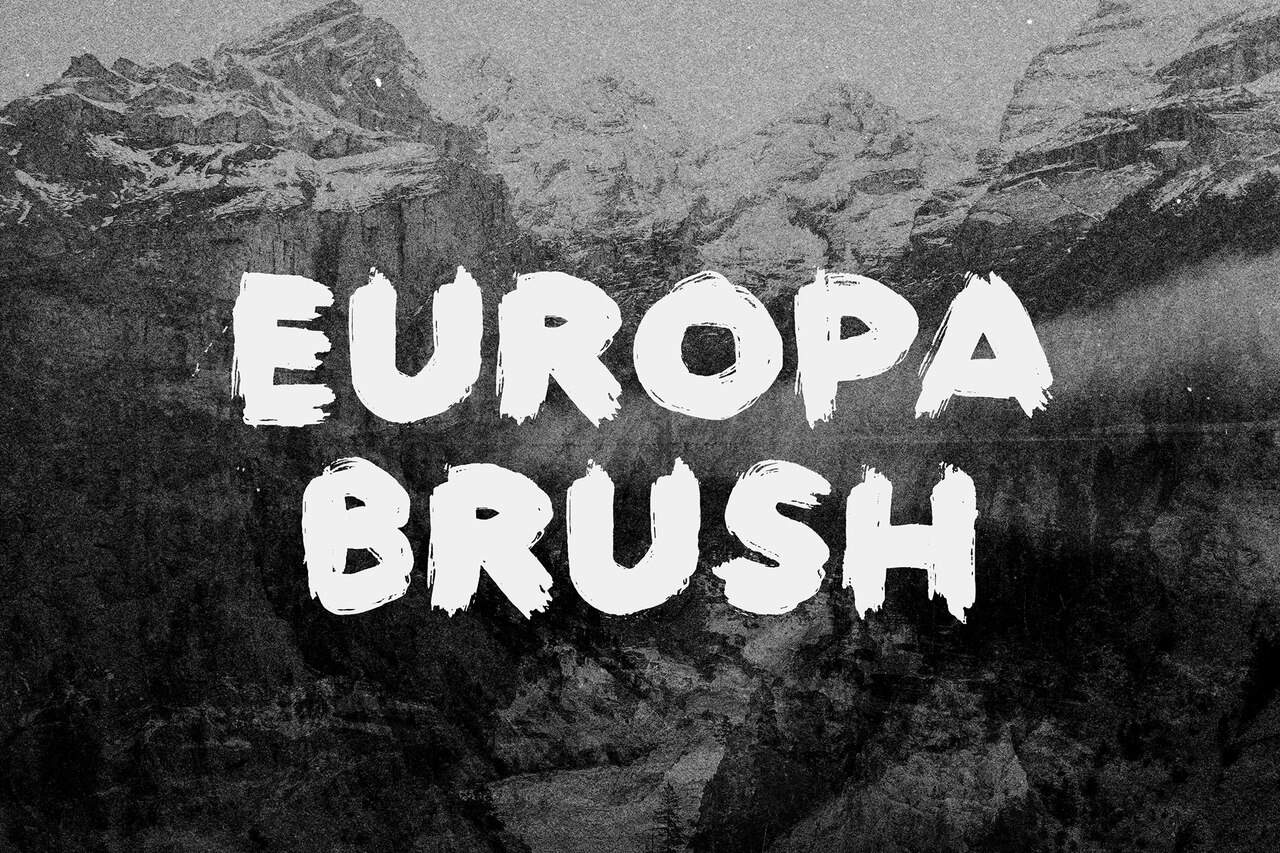 Download Europa Brush font (typeface)
