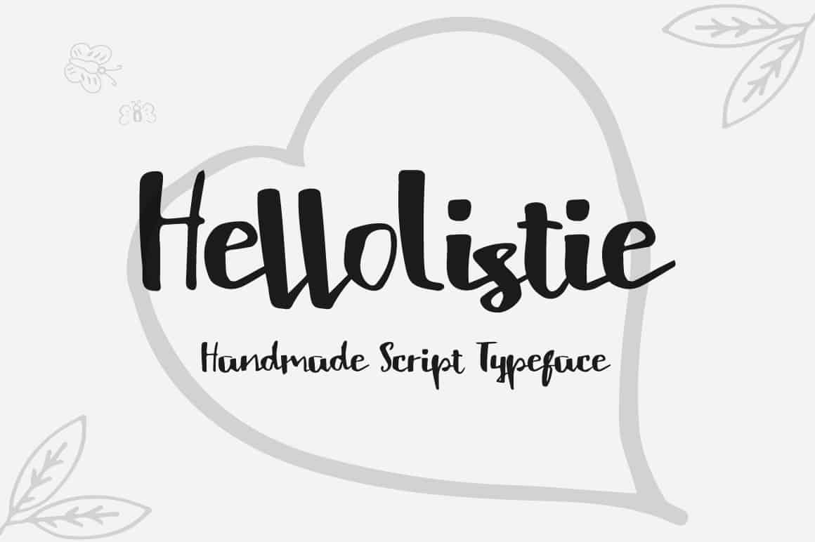 Download HelloListie Typeface font (typeface)