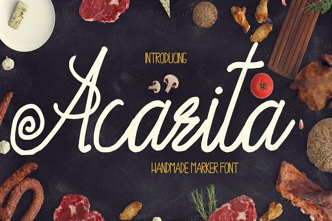 Download Acarita font (typeface)