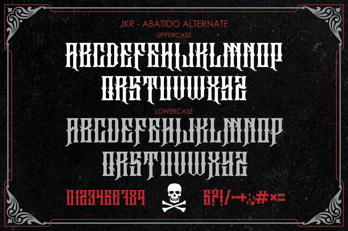 Download ABATIDO font (typeface)