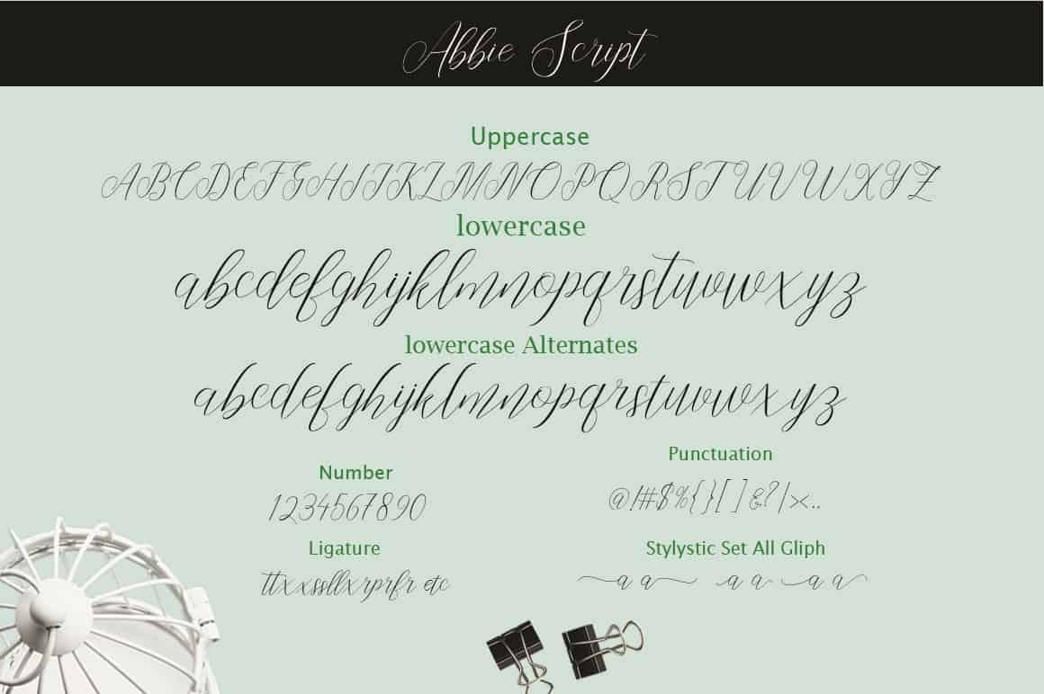 Download Abbie Script font (typeface)