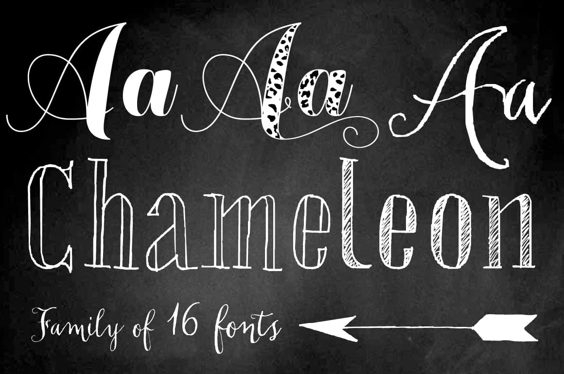 Download Chameleon Family font (typeface)