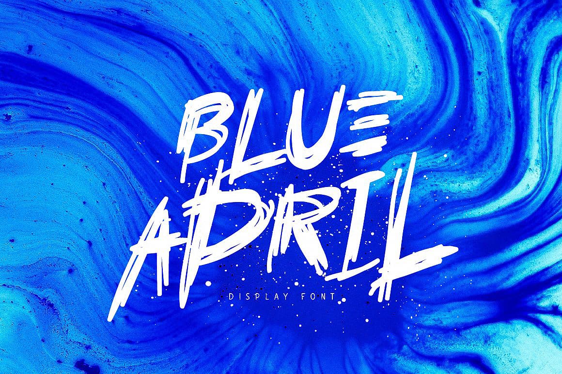 Free Download Blue April Fonts Collection