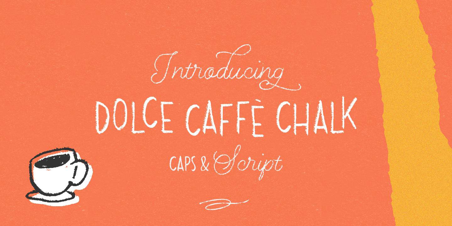 Download Dolce Caffe Chalk font (typeface)