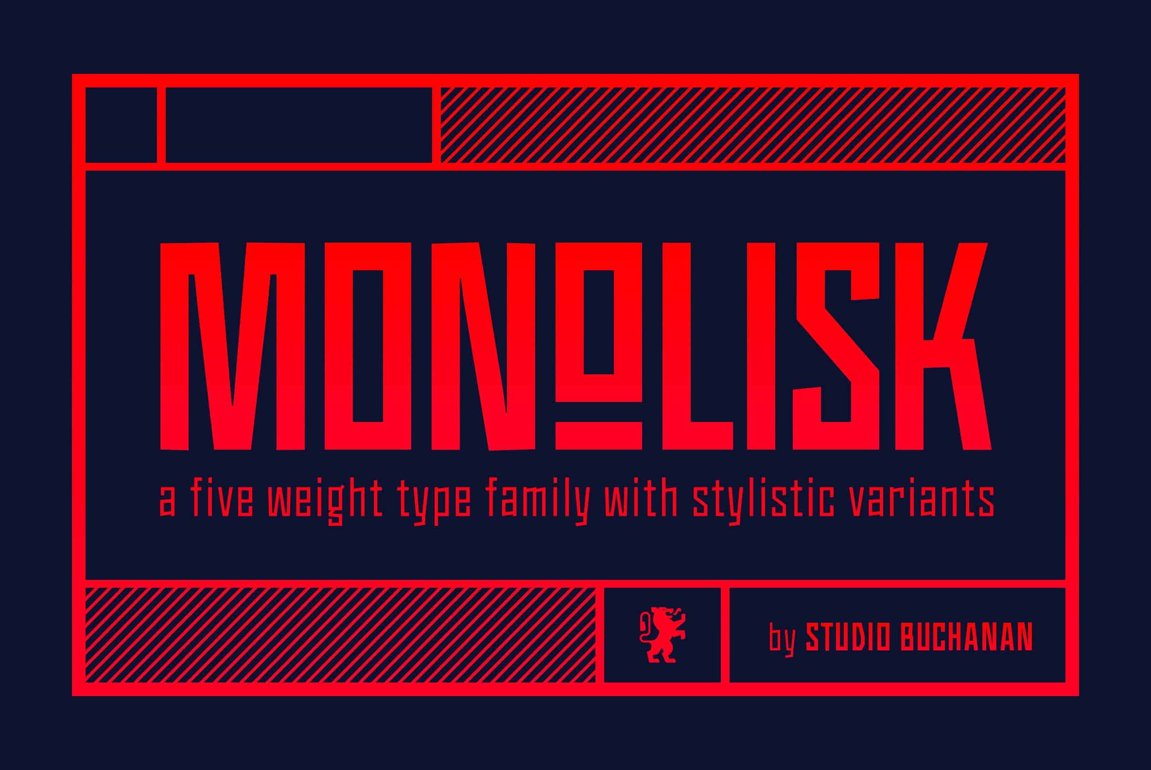 Download Monolisk font (typeface)