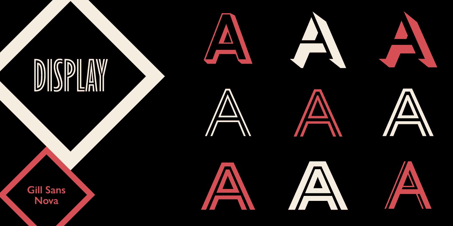 Download Gill Sans Nova font (typeface)