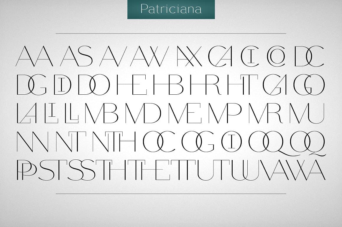 Download Patriciana font (typeface)