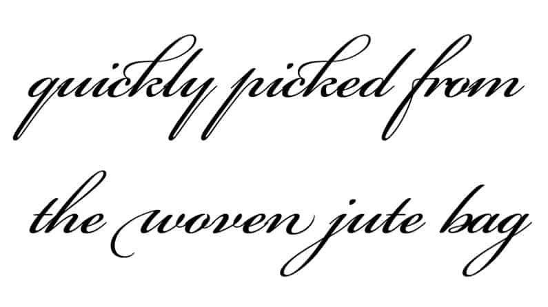 Download Bickham Script     [1997 - Richard Lipton] font (typeface)