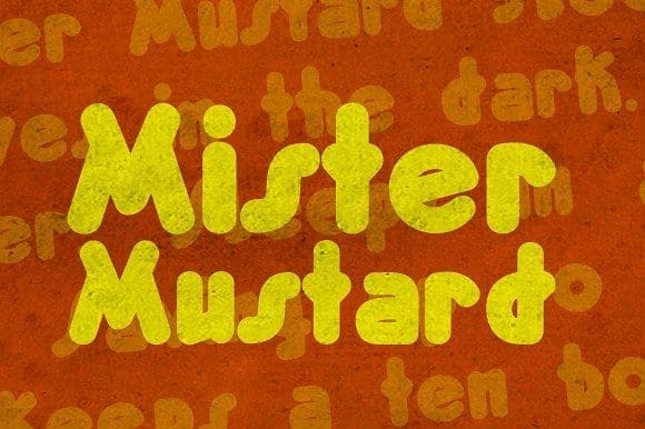 Download Mister Mustard font (typeface)