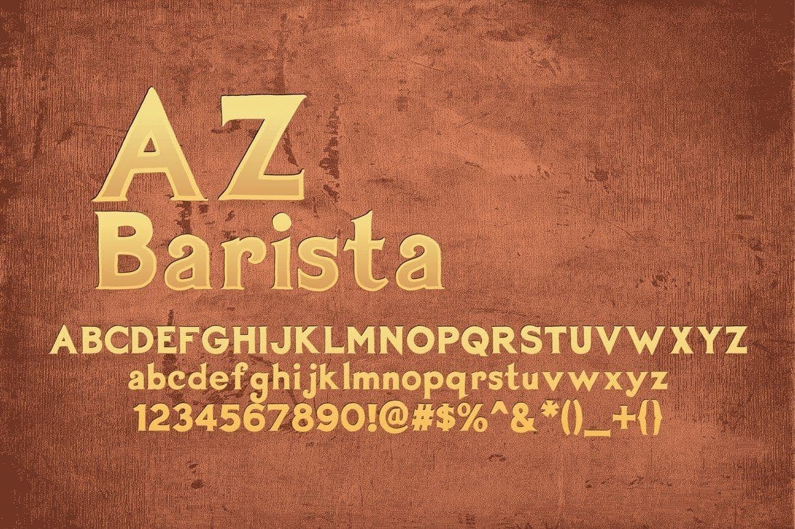 Download AZ Barista font (typeface)