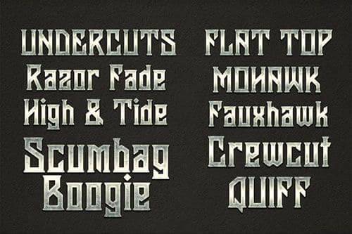 Download Barberkills font (typeface)