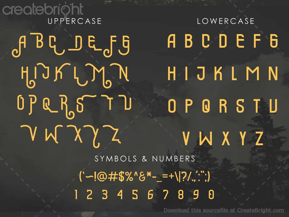 Download Maeninaja font (typeface)