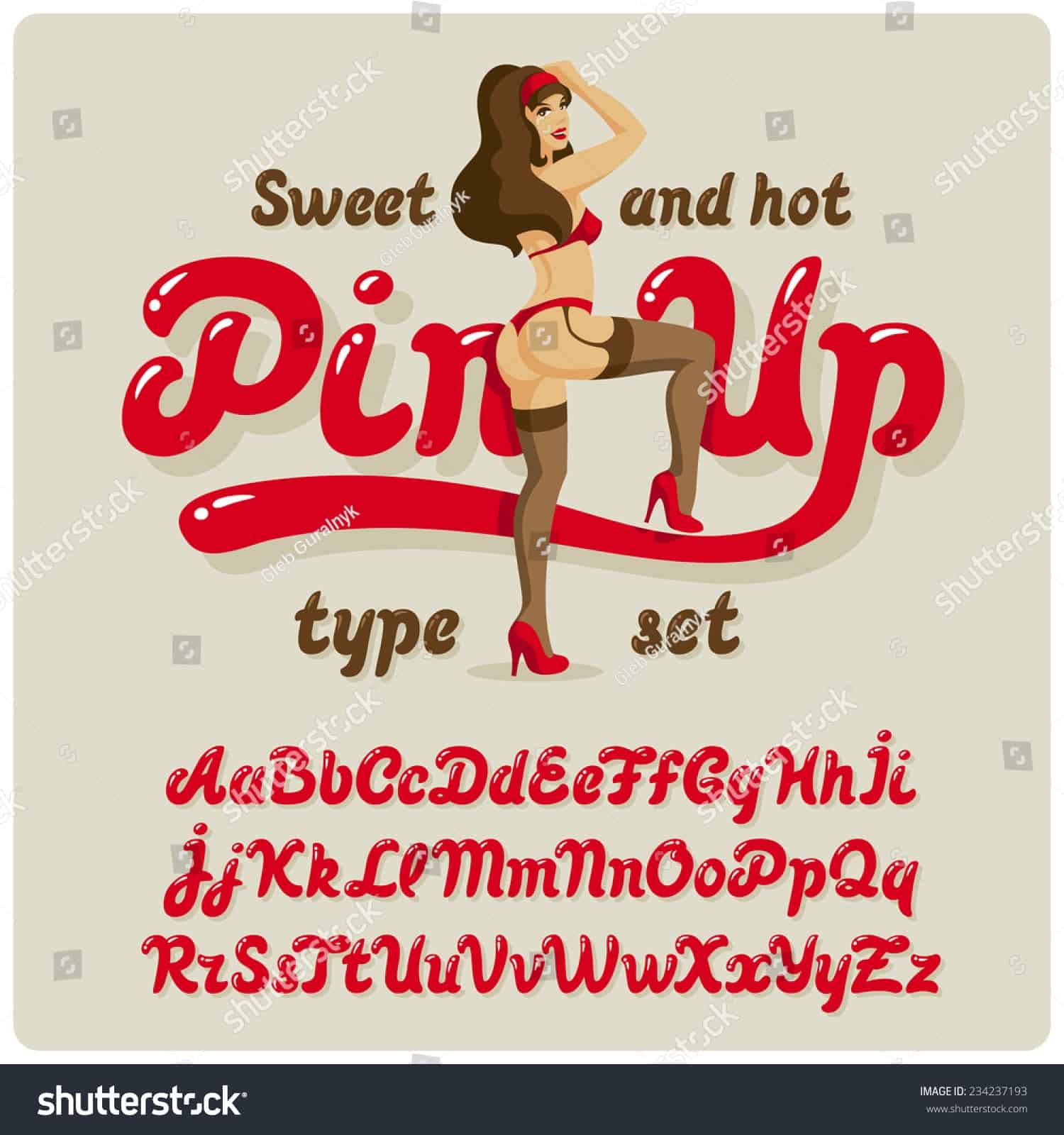 Download Pin up font (typeface)