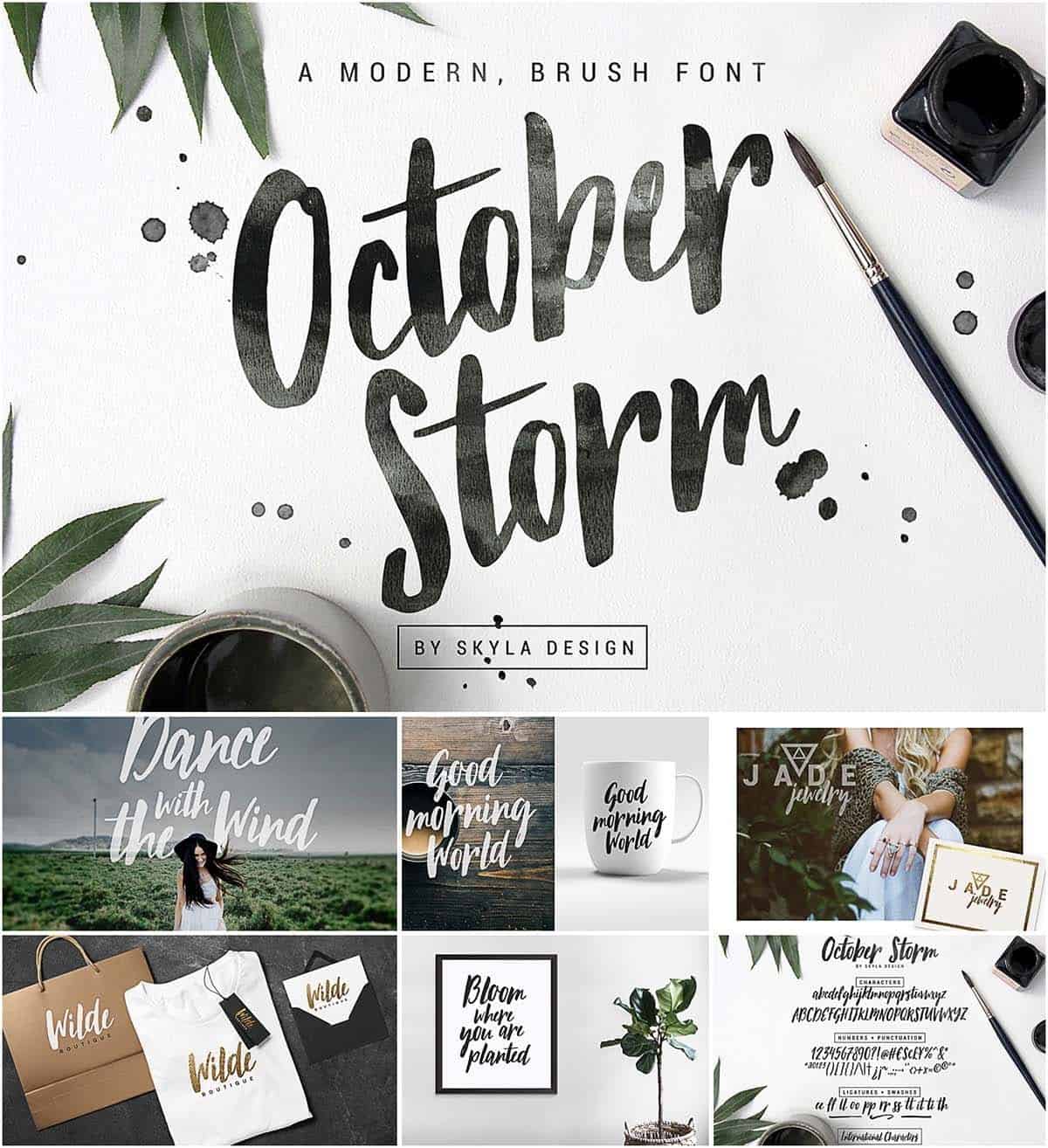 Download October Storm font (typeface)