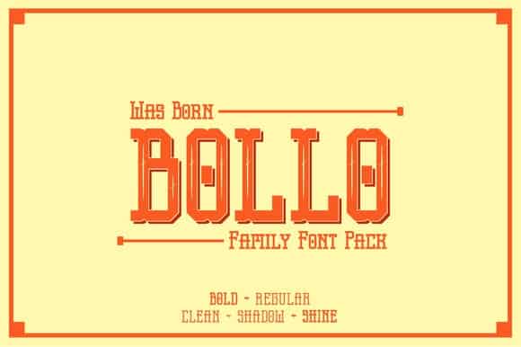Download Bollo font (typeface)