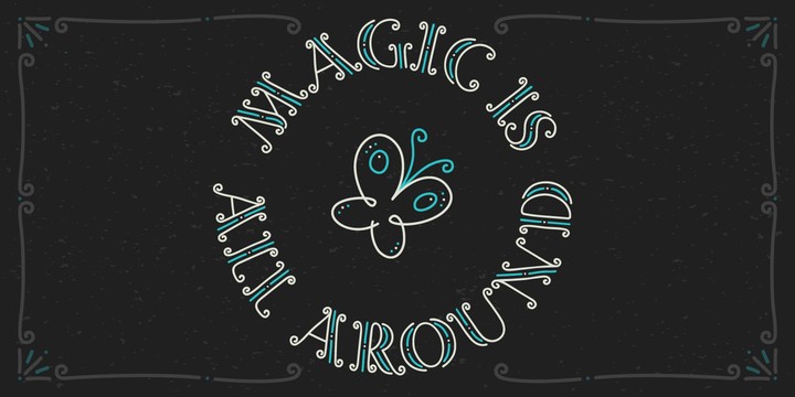 Download Magic Curls font (typeface)