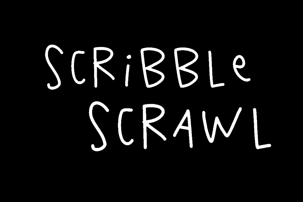 Download K26 Scribble Scrawl font (typeface)