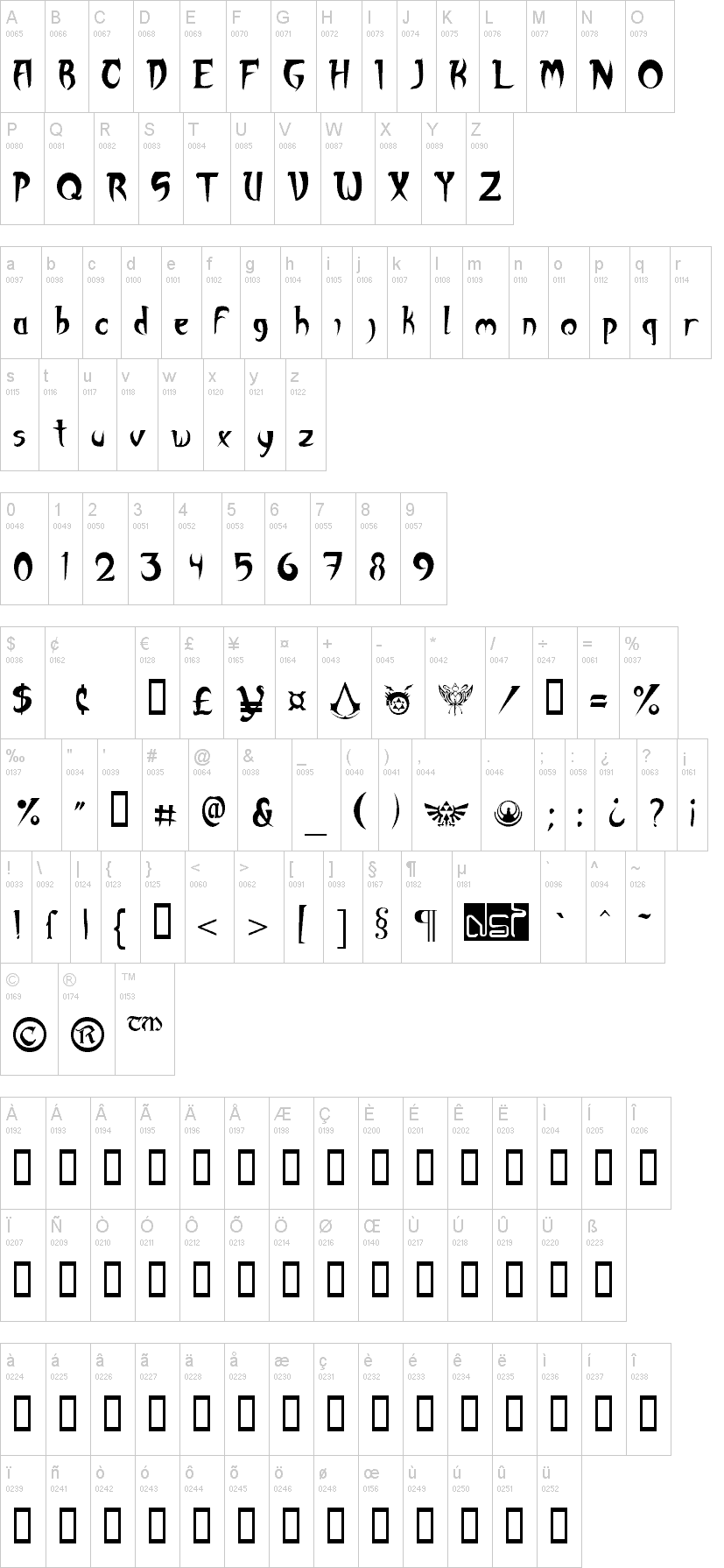 Download Akuma font (typeface)