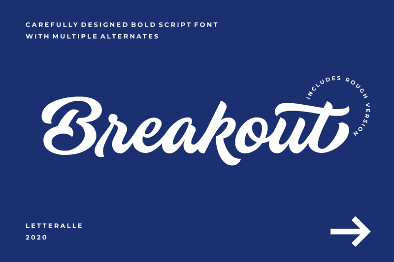 Download Breakout font (typeface)