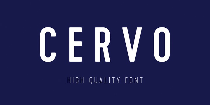 Download Cervo font (typeface)