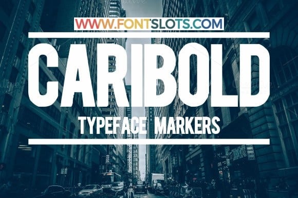 Download CARIBOLD font (typeface)