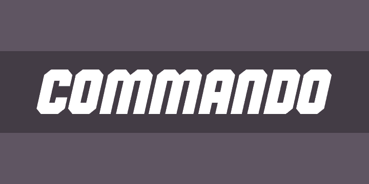 Download Commando font (typeface)