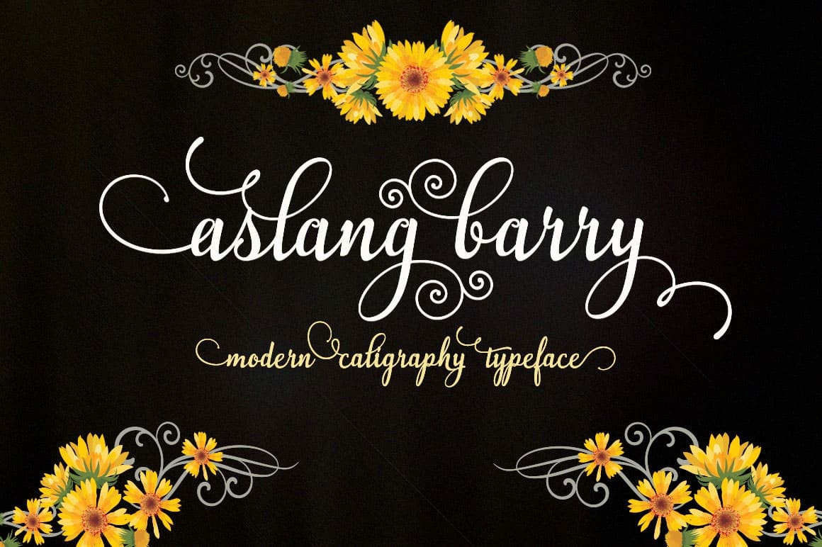 Download Aslang Barry font (typeface)