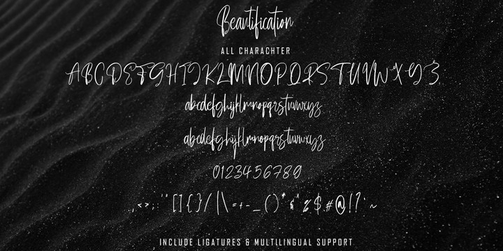 Download Beautification font (typeface)