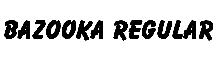 Download Bazooka font (typeface)