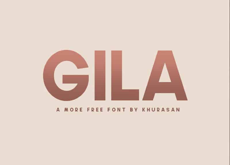Download GILA font (typeface)