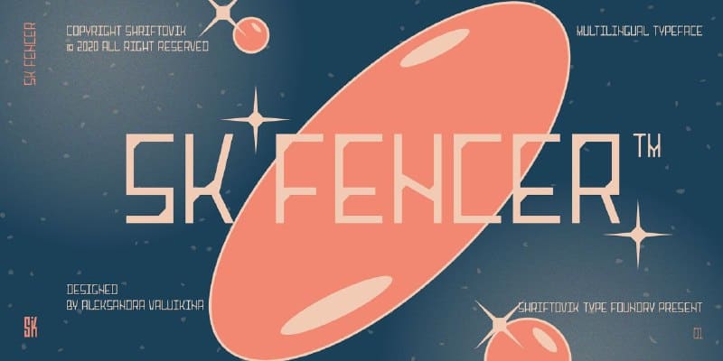Download SK Fencer font (typeface)