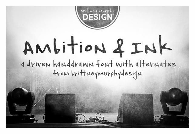 Download Ambition Ink font (typeface)