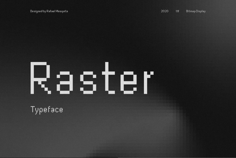 Download Raster Pic font (typeface)