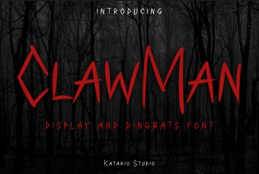 Download Clawman font (typeface)