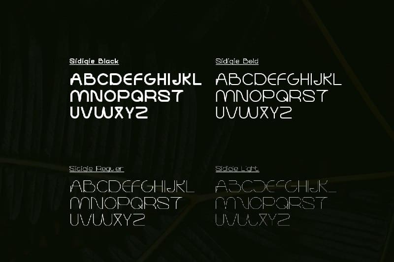 Download Sidiqie font (typeface)