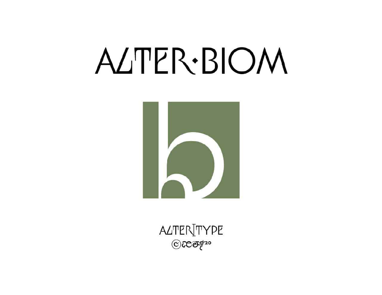 Download Alter Biom font (typeface)