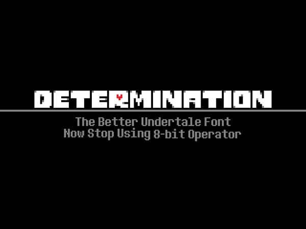 Download Determination font (typeface)