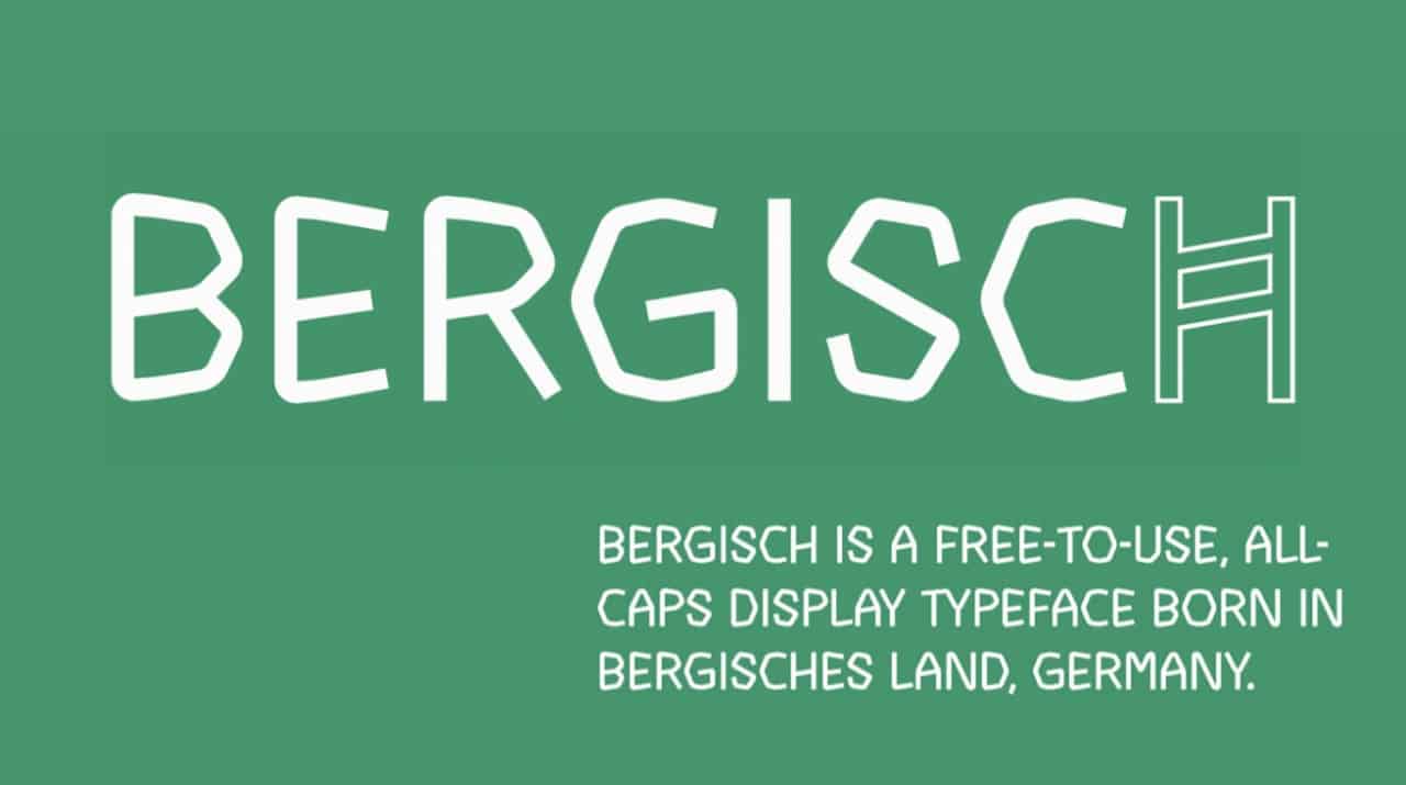 Download Bergisch font (typeface)