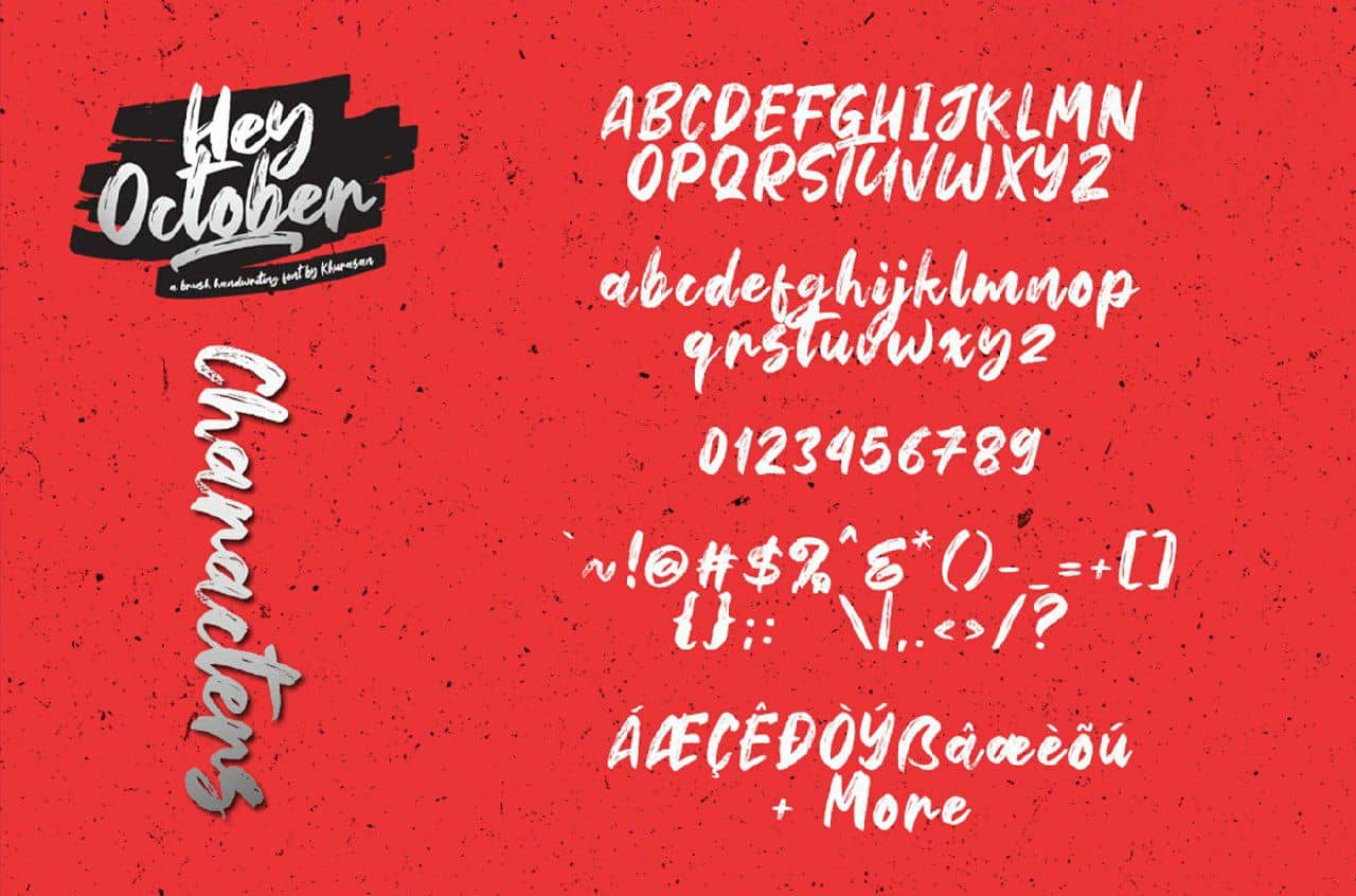 Download Hey October font (typeface)