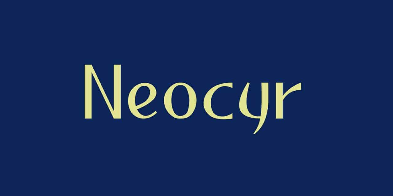 Download Neocyr font (typeface)