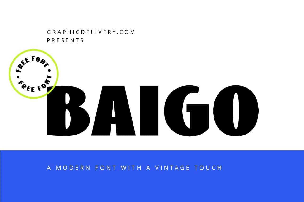 Free Download Baigo Fonts Collection