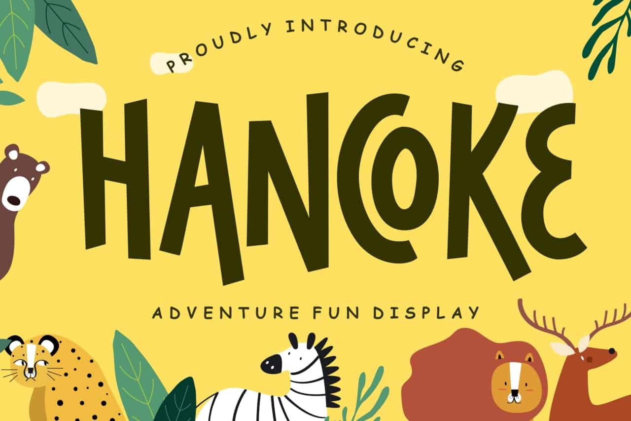 Free Download Hancoke Fonts Collection