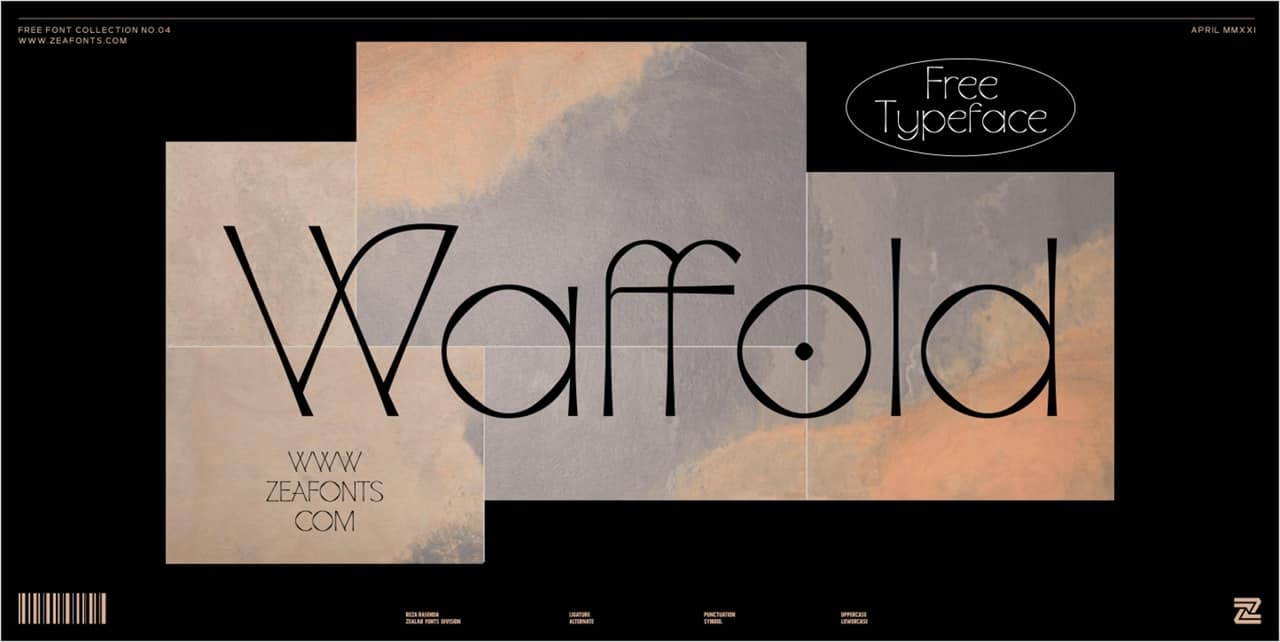 Download Waffold font (typeface)