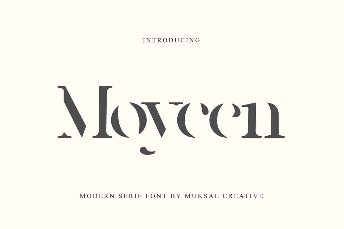 Download Moycen font (typeface)