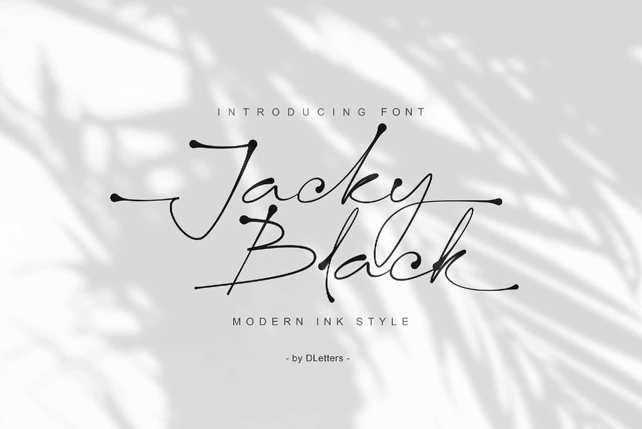 Download Jacky Black font (typeface)