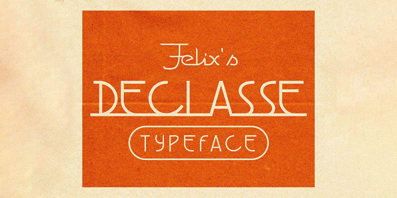 Download Declasse font (typeface)