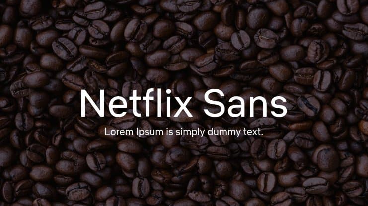Download Netflix Sans font (typeface)