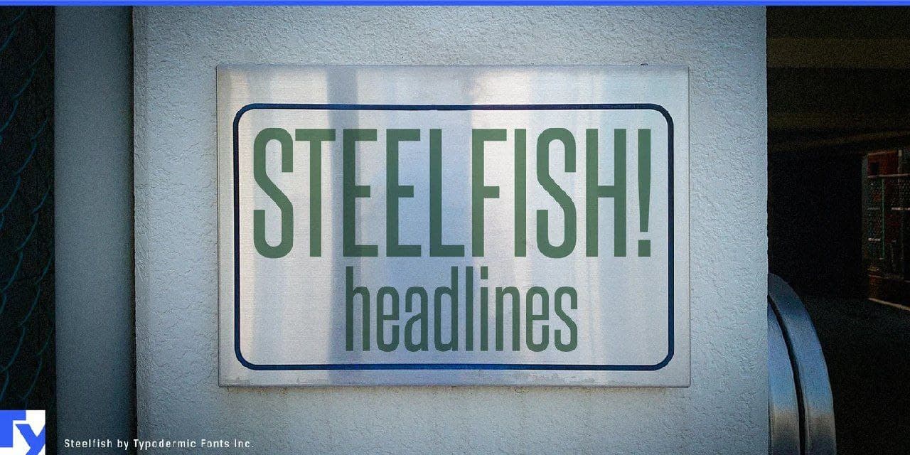 Download Steelfish font (typeface)