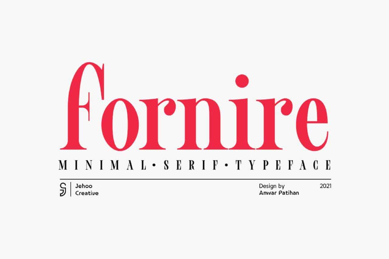 Download Fornire font (typeface)