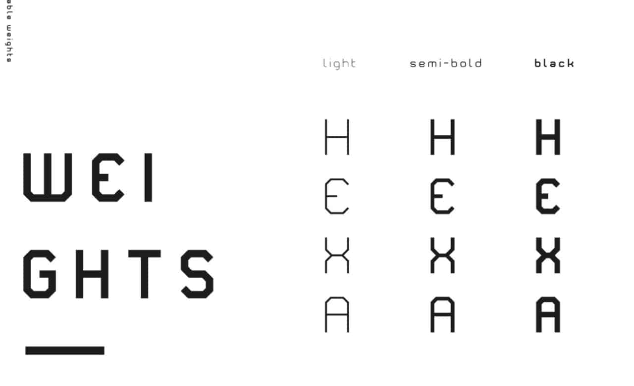 Download Hexa font (typeface)